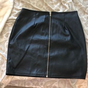Leather skirt